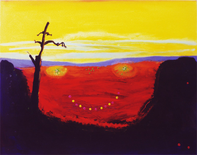 Can you see? 1996. Acrylic and candy sprinkles.