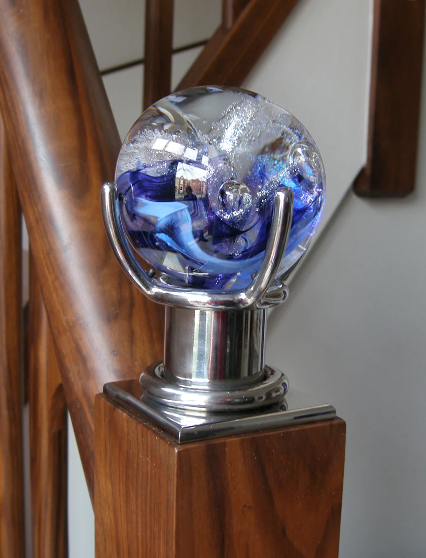 GLASS STAND - WHITTLESEY RESIDENCE