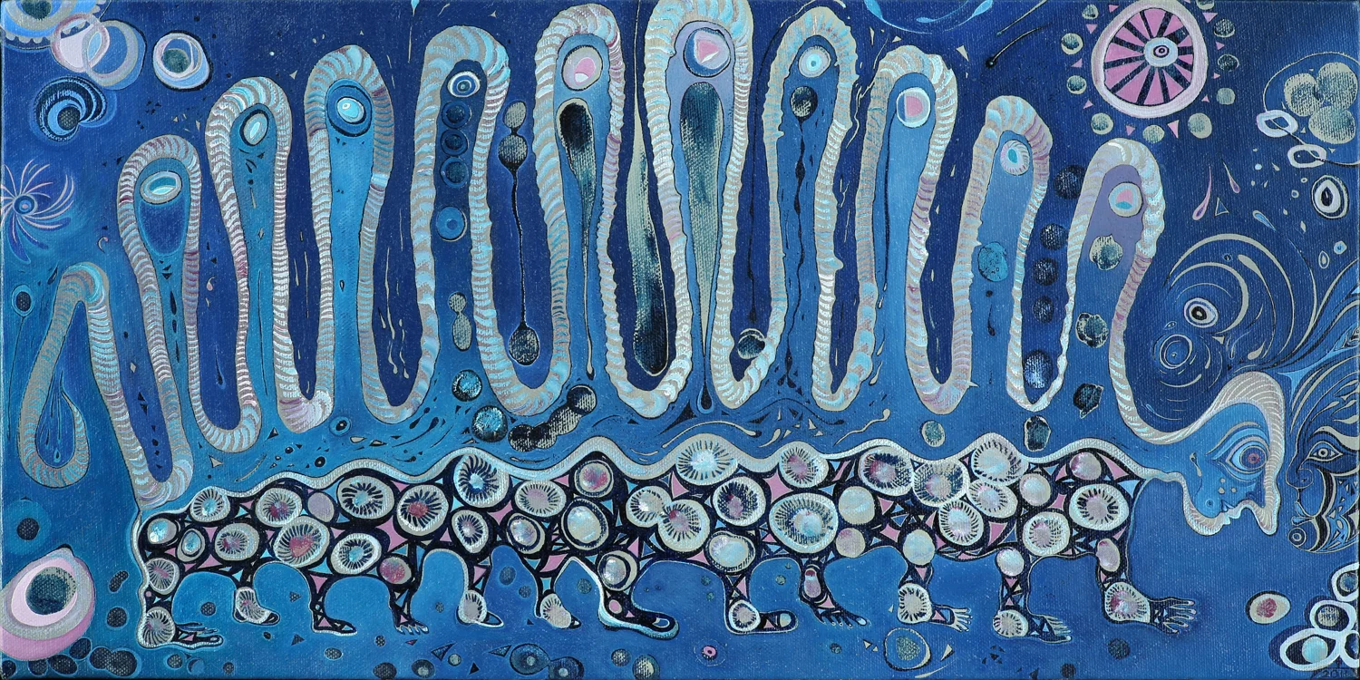Feet First oil on canvas 10" x 20" 2011