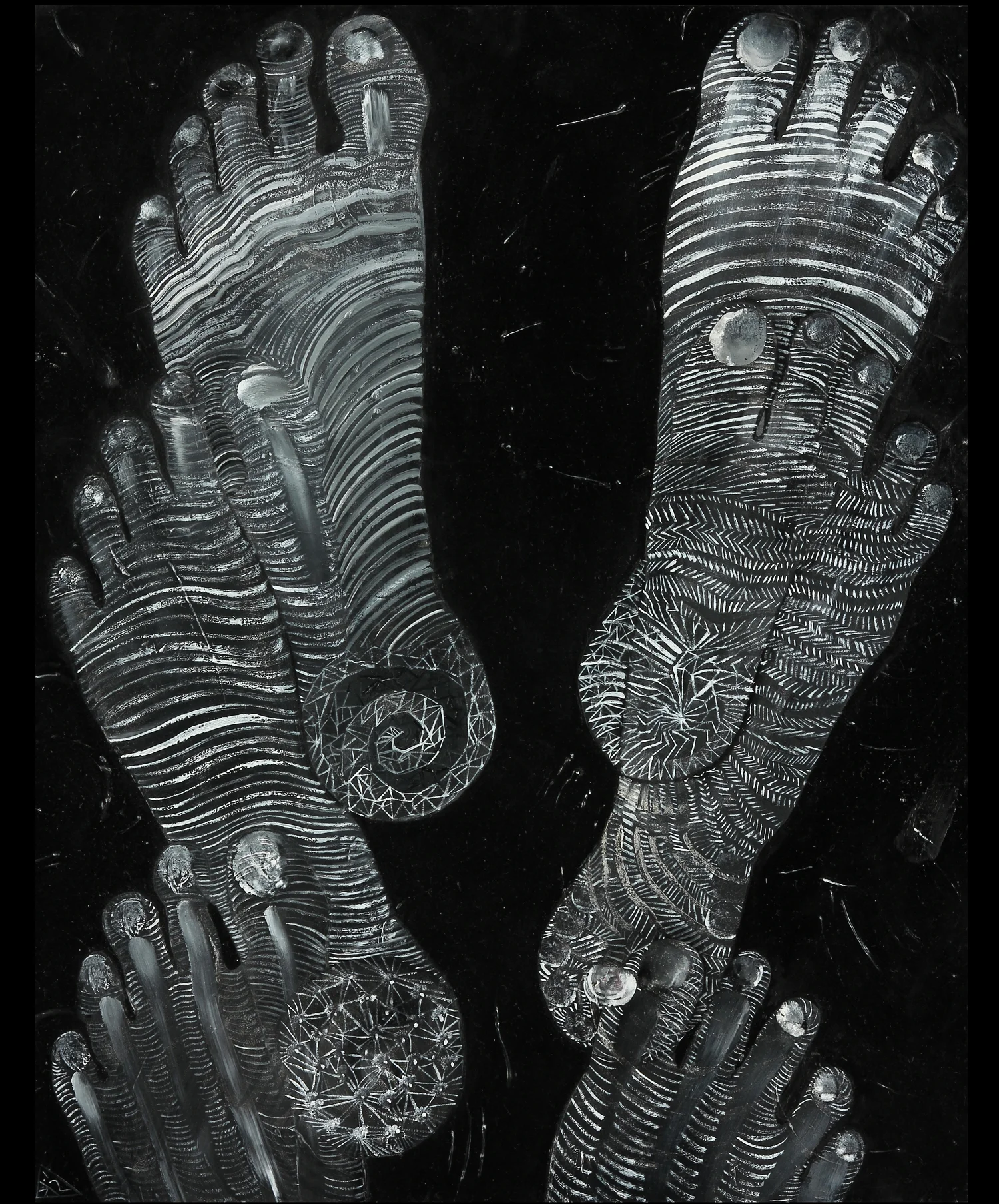 Two Step oil on board 14" x 11" 2012