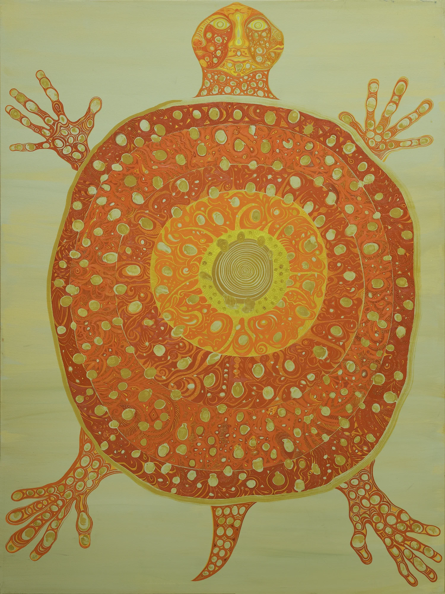 Sun Turtle oil on canvas 48" x 36" 2009