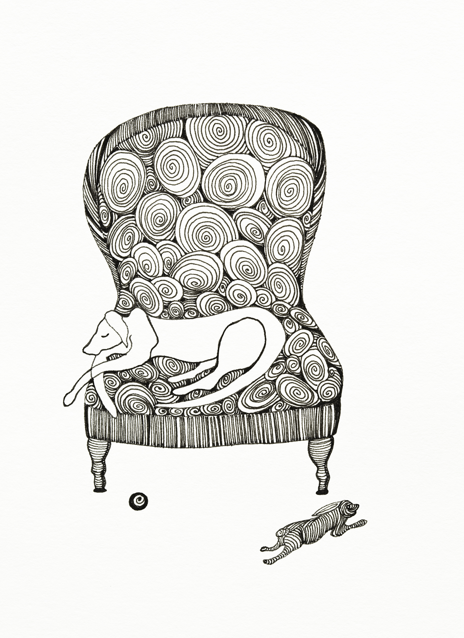 an illustration for Susan's poem Patty Considers the Question