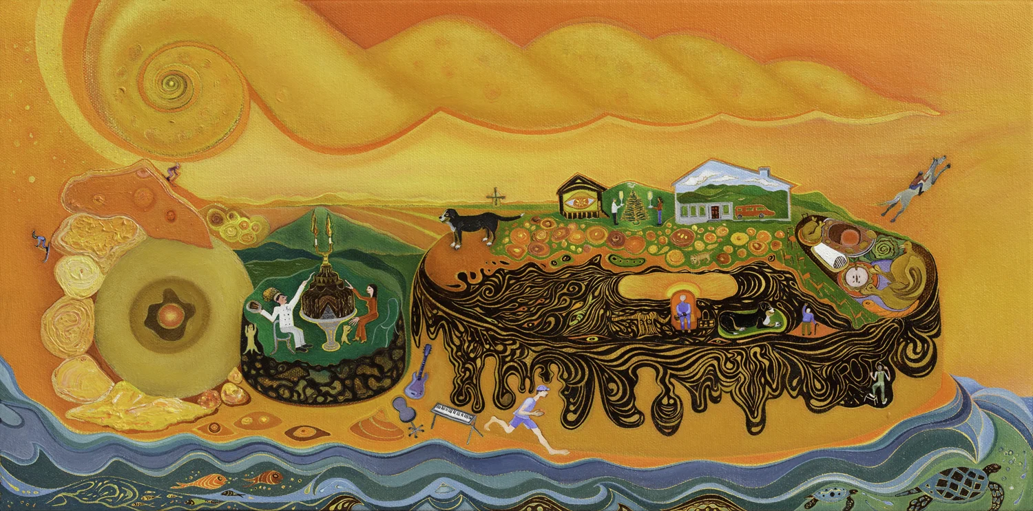   Trost &nbsp;&nbsp; oil on canvas &nbsp; 10" x 20" &nbsp; 2011       