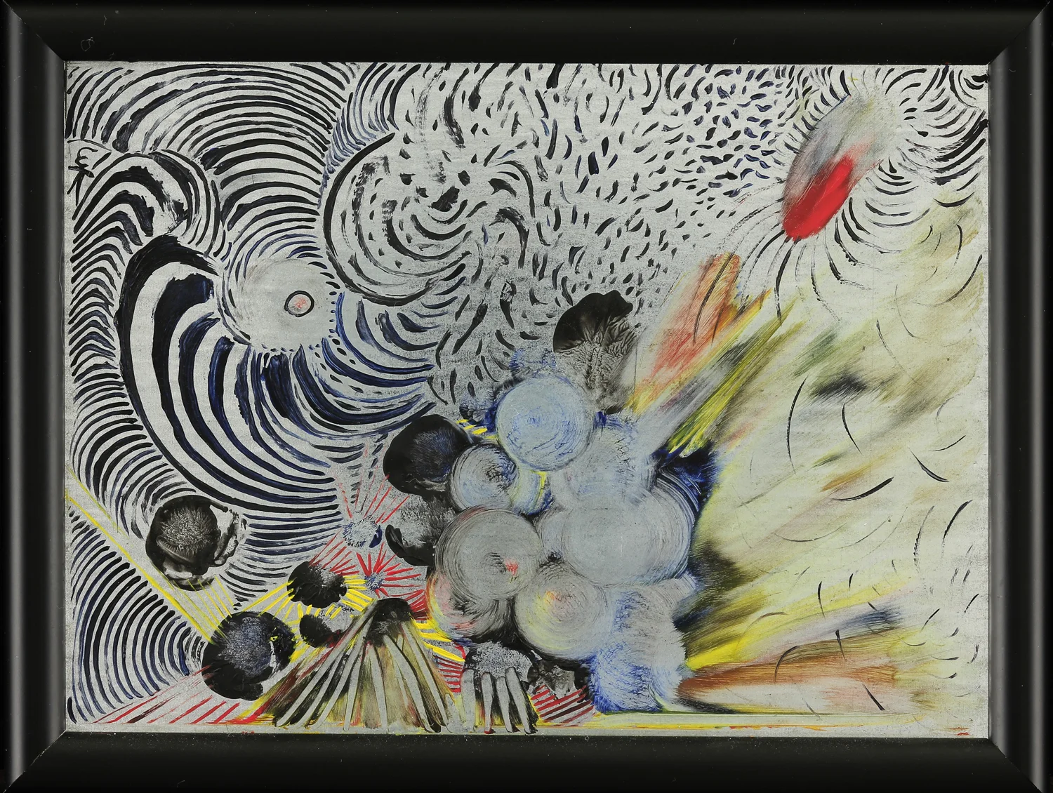   Poof &nbsp;&nbsp; oil on aluminum &nbsp; 5" x 6" &nbsp; 2013       