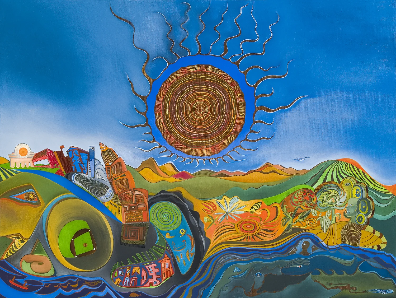 Under the Sun oil on canvas 18" x 24" 2005