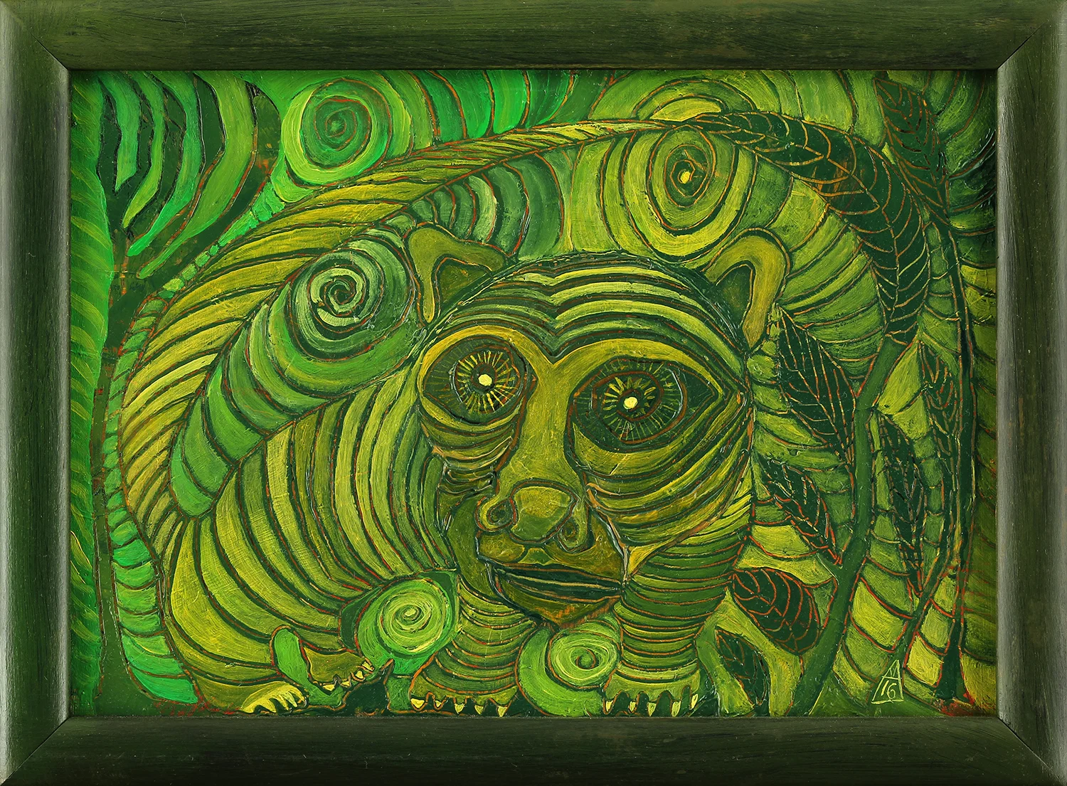 Limelight oil on wood 7" x 9" 2016