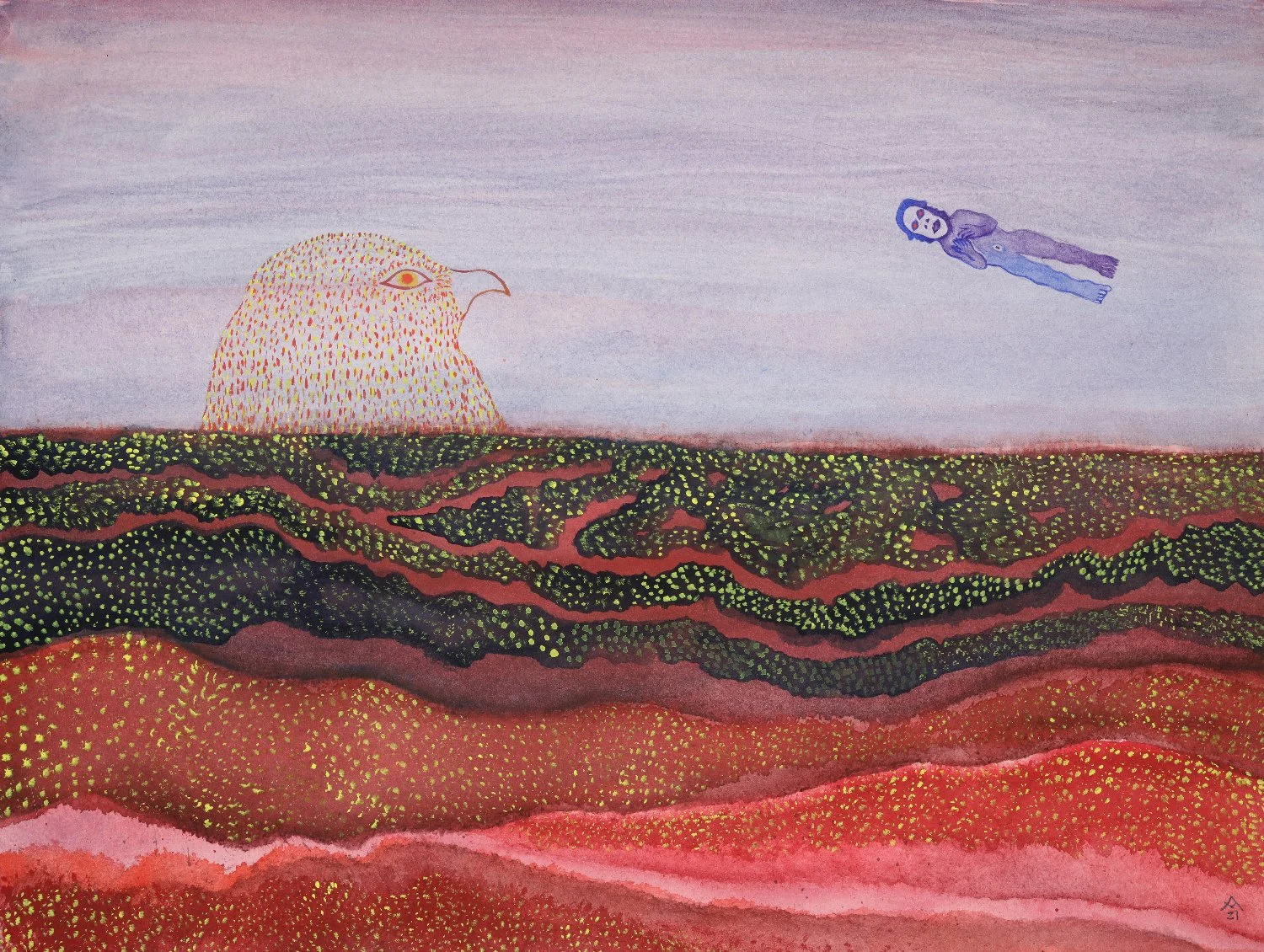 Bird-Figure-Landscape