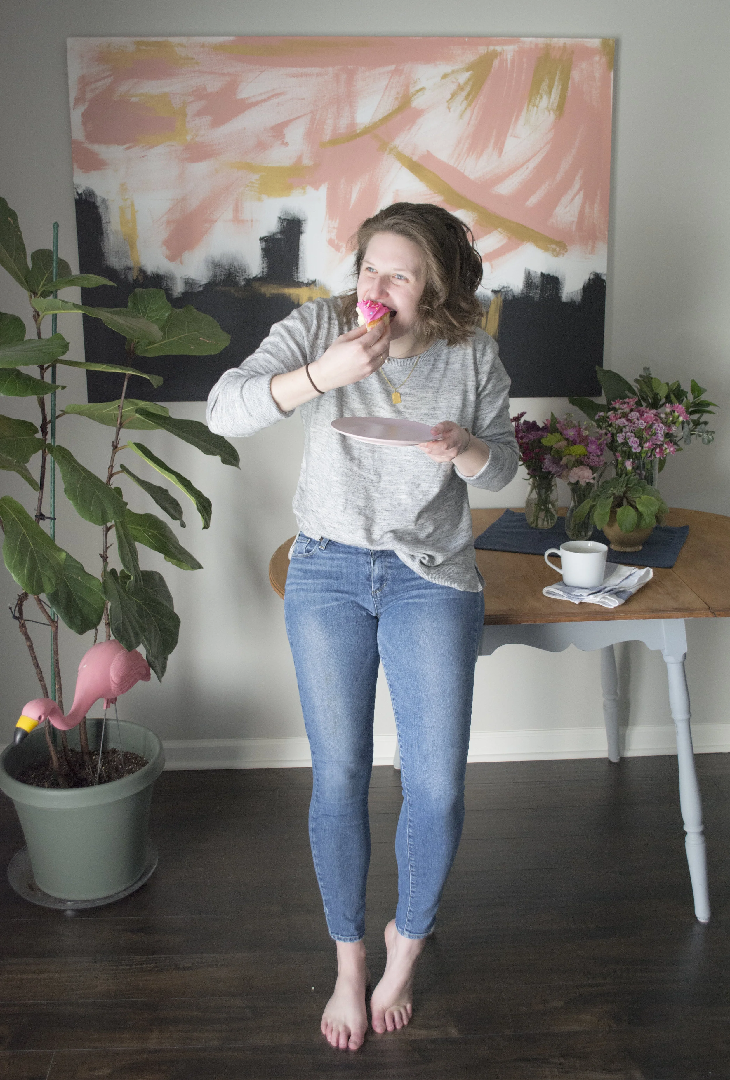 Self portrait for self published cookbook