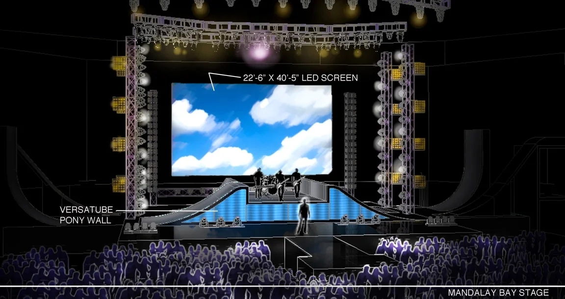 ACM Awards 2014 - Fan Jam Stage . Art Director