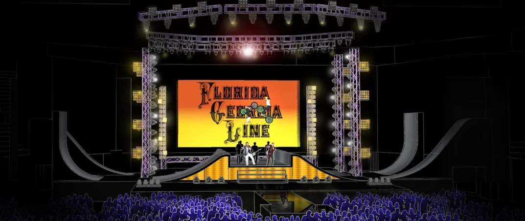 ACM Awards 2014 - Fan Jam Stage . Art Director