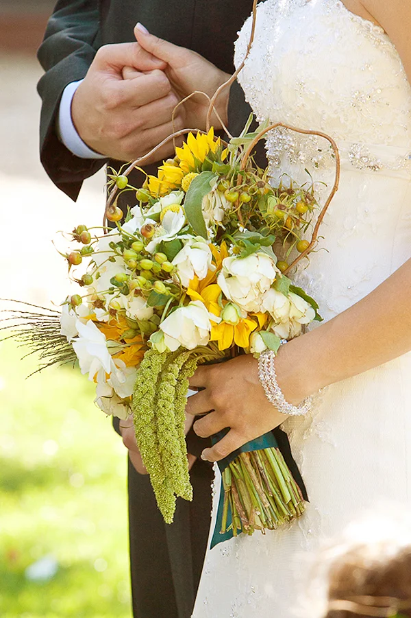 love the lace dress against the rustic backdrop