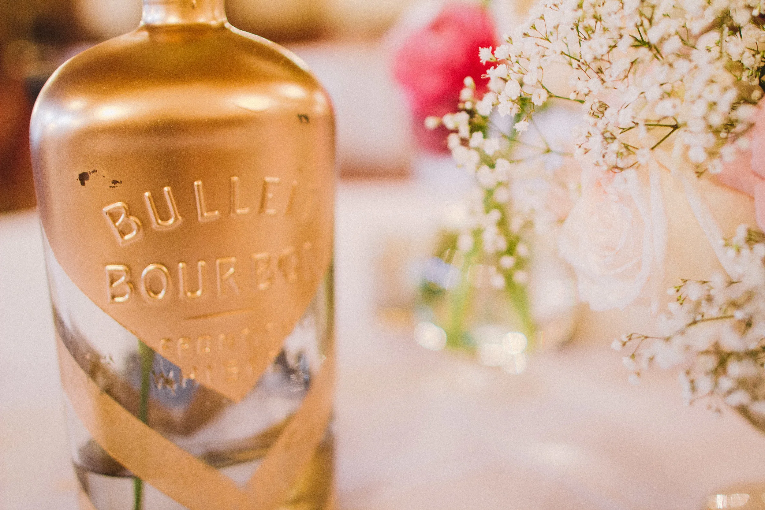 bourbon and champagne