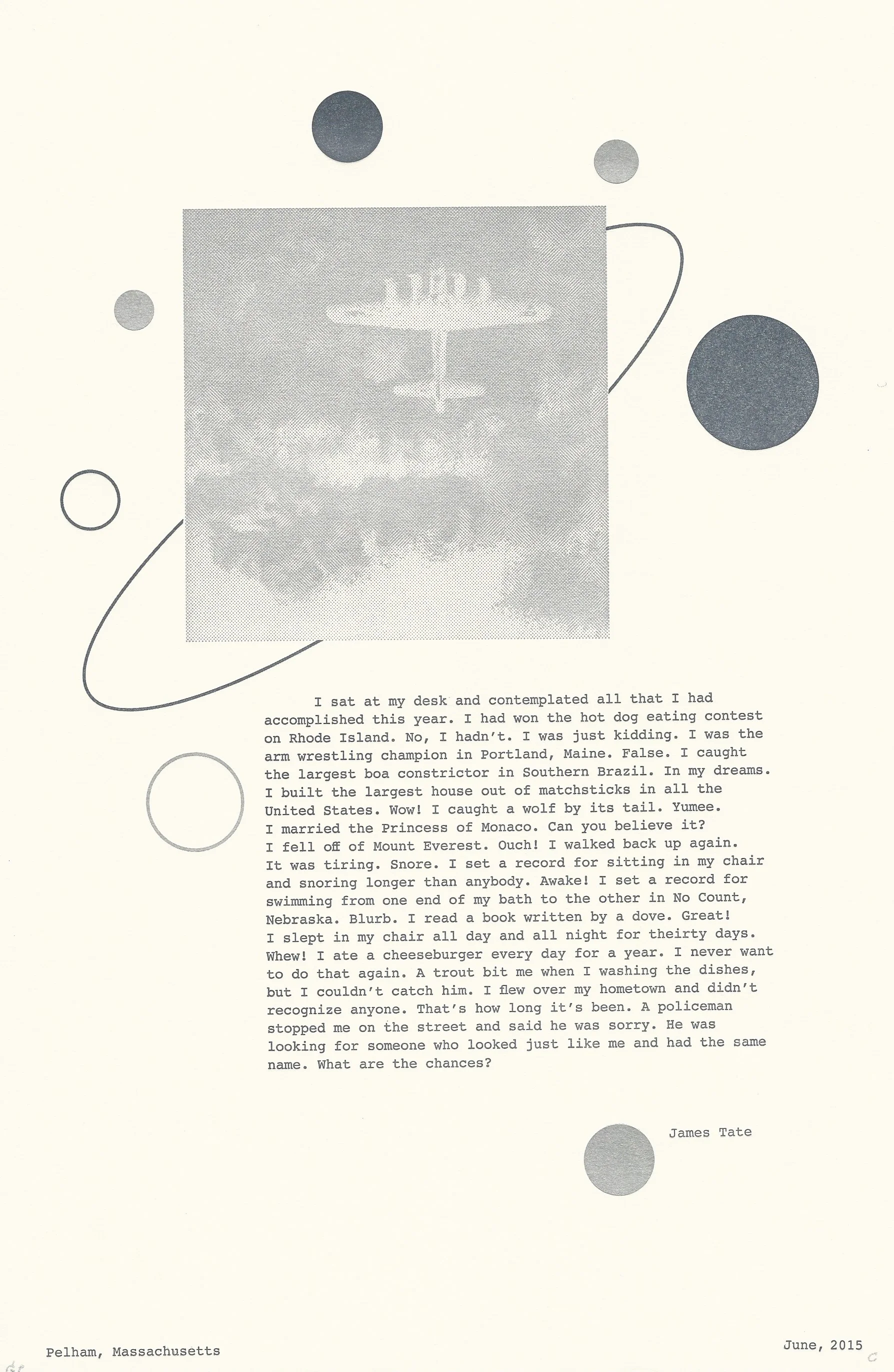 James Tate - Untitled Poem