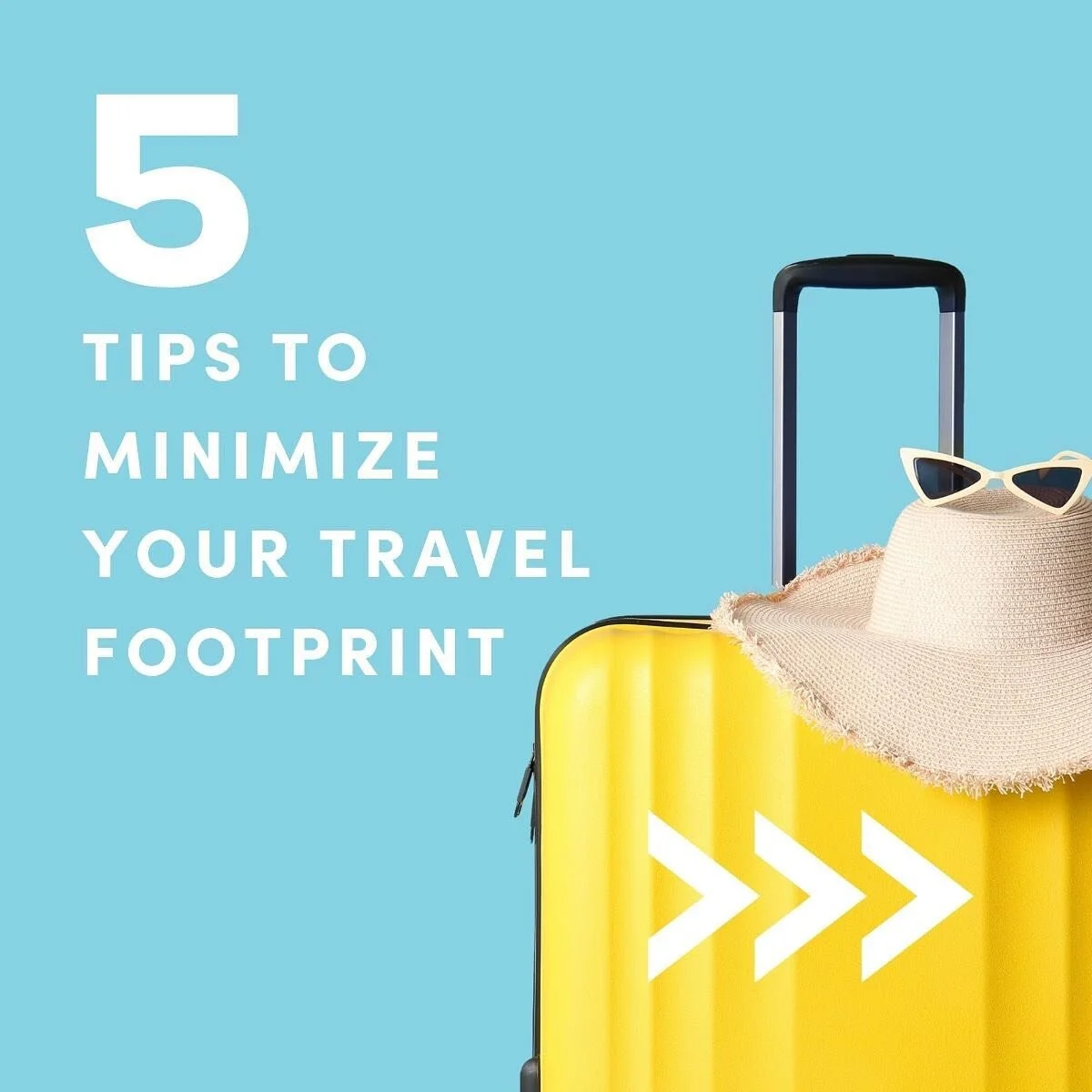 Does your summer fun include getting out of the house...state...country? Check out today&rsquo;s blog post (link in bio) for some hot tips on how to lower the travel footprint and up the fun of your well-deserved vacation.⁠
When we travel, we should 