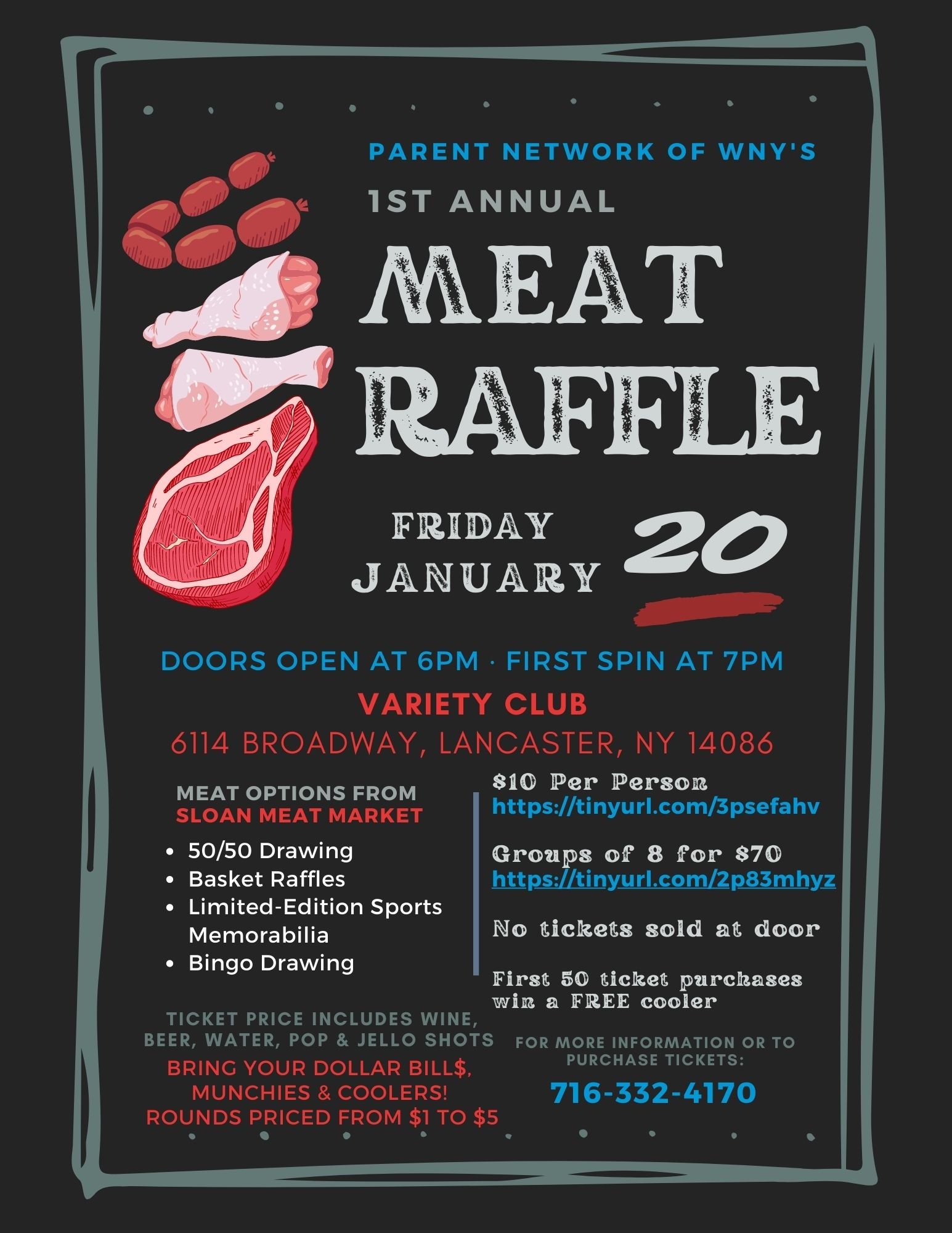 Parent Network of WNY's 1st Annual Meat Raffle — WNYMeatRaffles