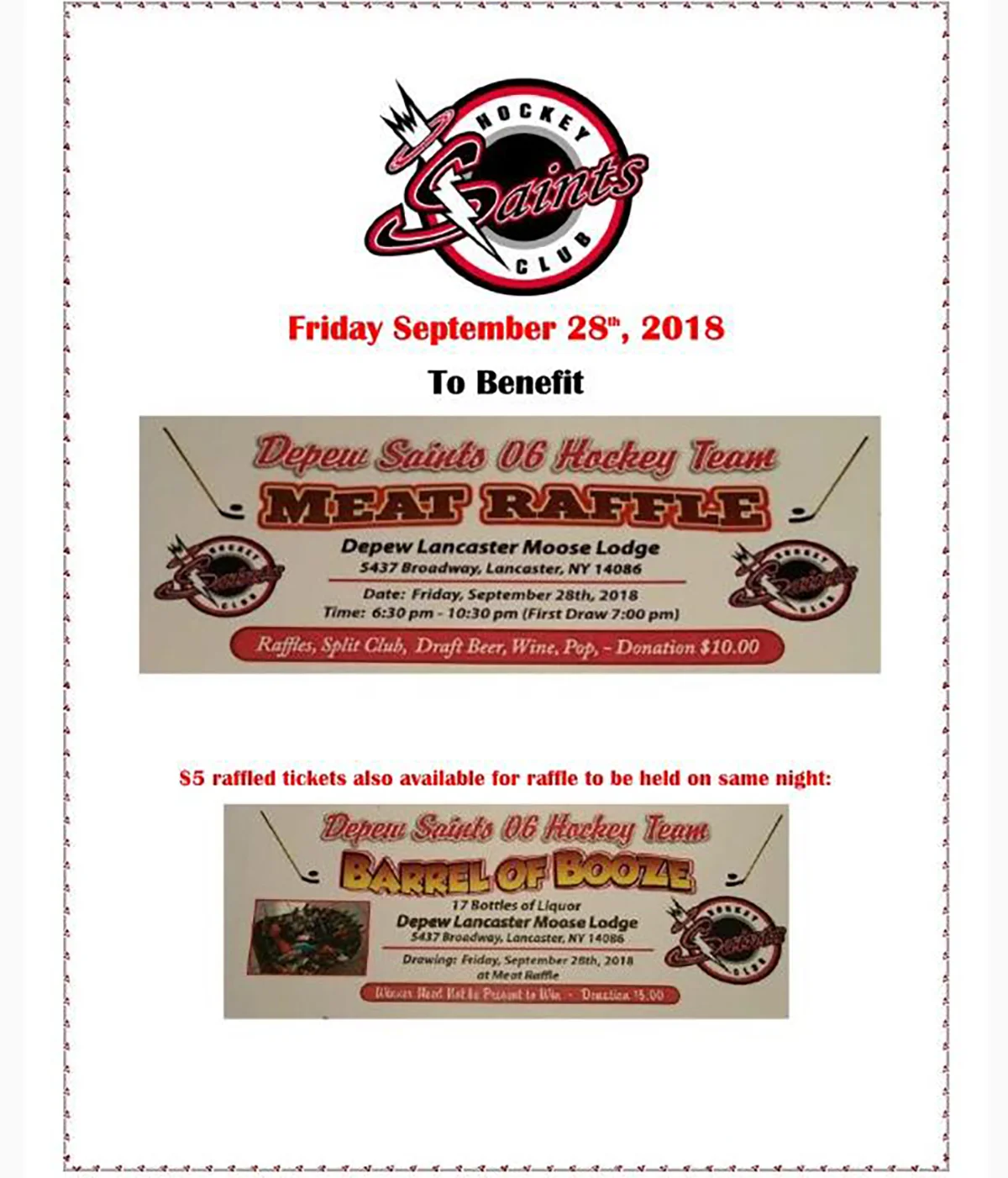 Depew Saints Meat Raffle.jpg
