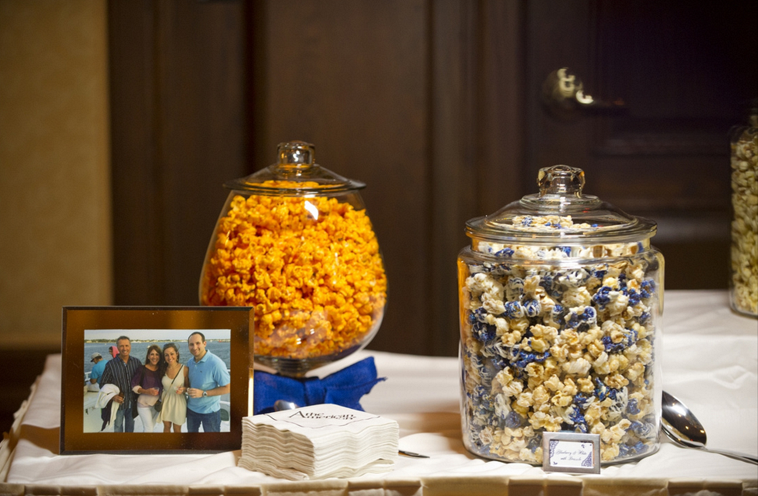 Wedding Reception Popcorn Bar
