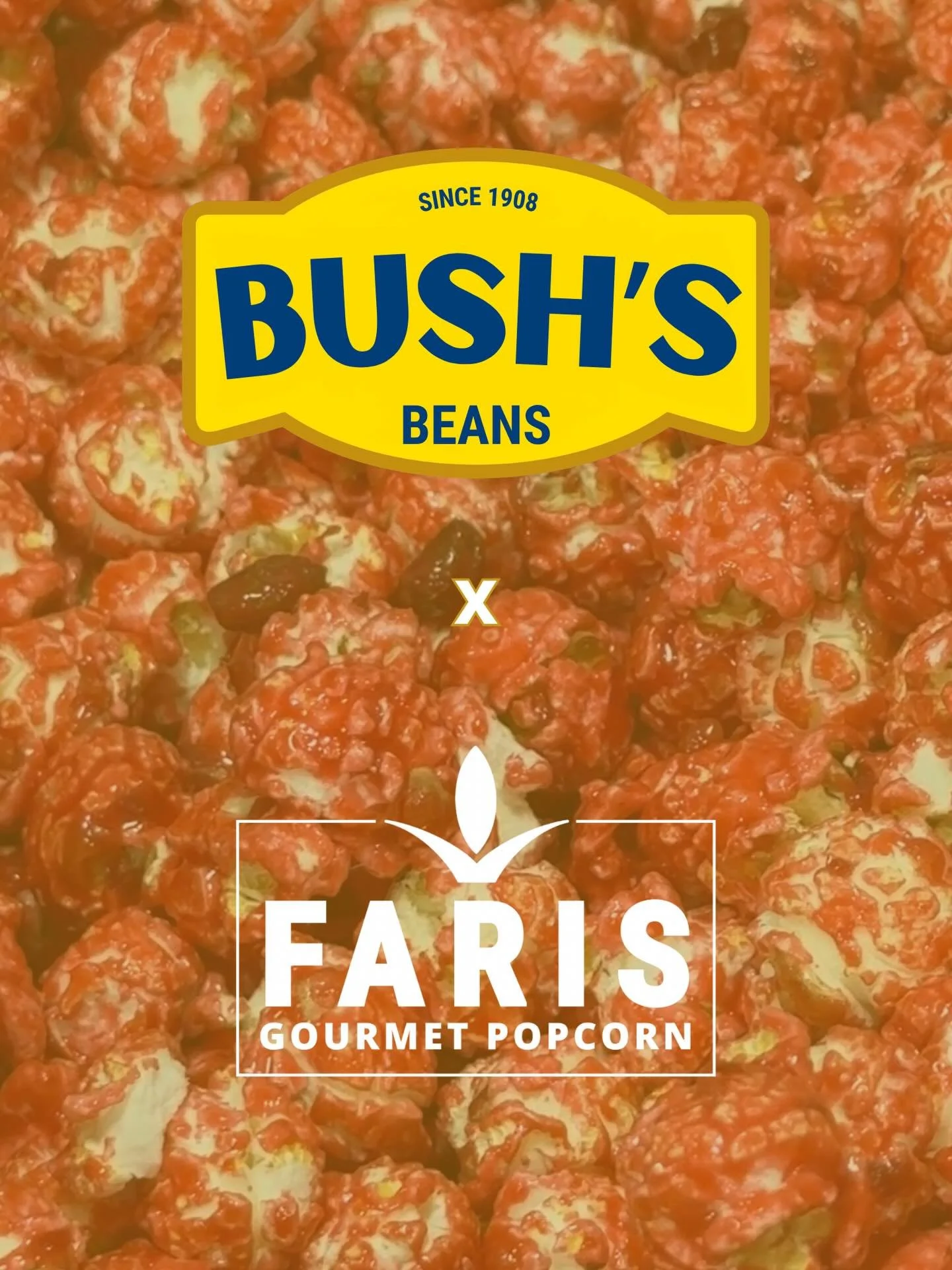 Bean there. Popped that! We&rsquo;ve been working on this for a while and are so excited to officially share with you our Faris Popcorn x Bush&rsquo;s Beans product line! 

Hot Honey , Brown Sugar, Hickory Smoke, and so many more! This is about to be