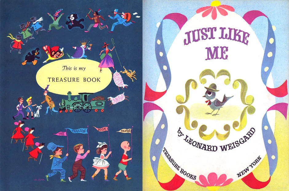 Just Like Me , written & illustrated by Leonard Weisgard, 1954