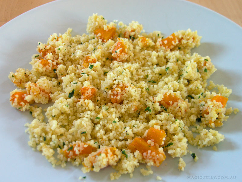 A lovely bed of couscous.