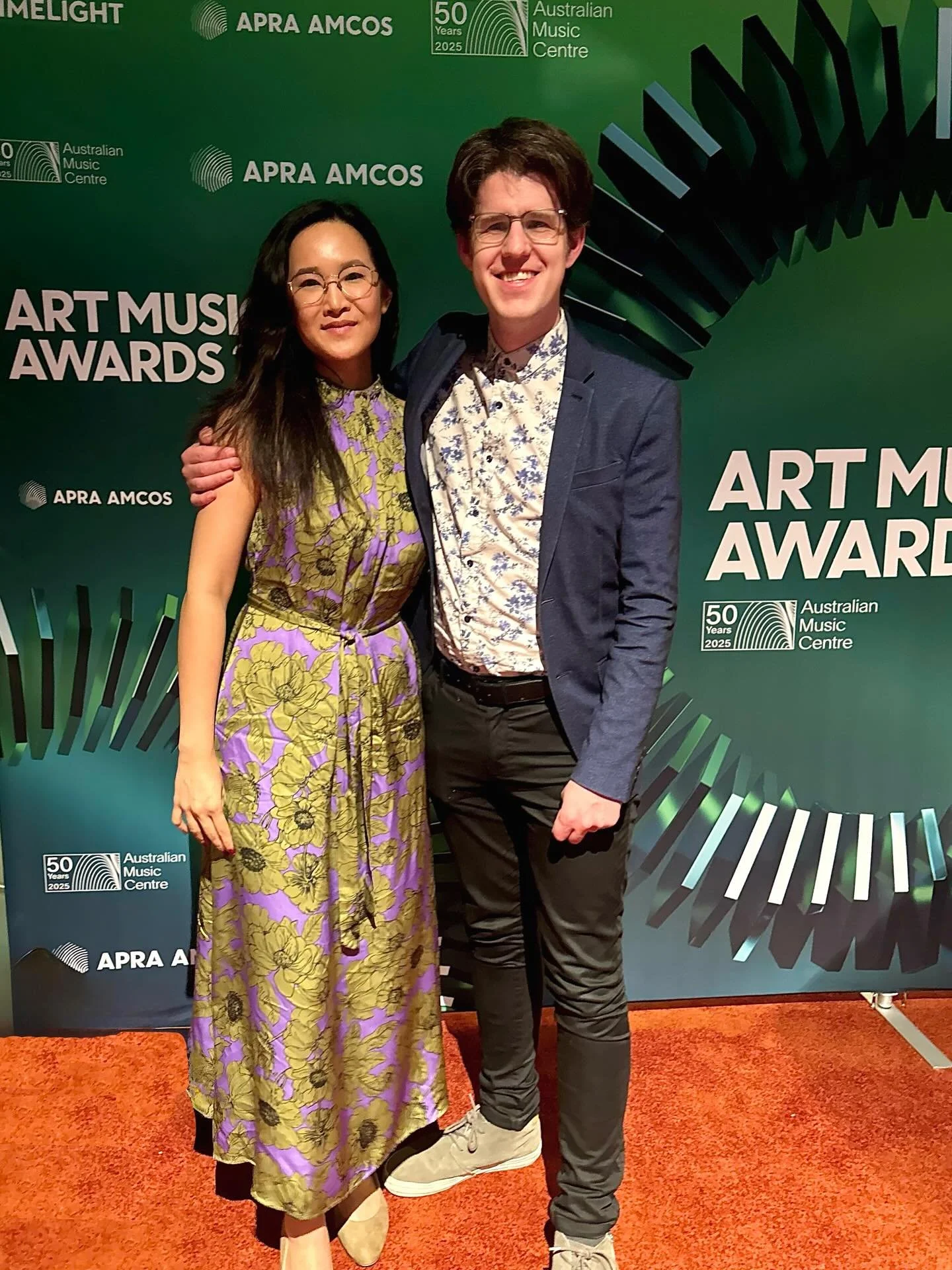 Humbling to celebrate another wonderful @apraamcos and @ausmusiccentre’s Arts Music Awards 2025 ✨ 
Forever grateful for these incredible change-makers in our music community and industry 💖 @jabbathespeedyhutt @the.lyoness.balladeer @natbartsch