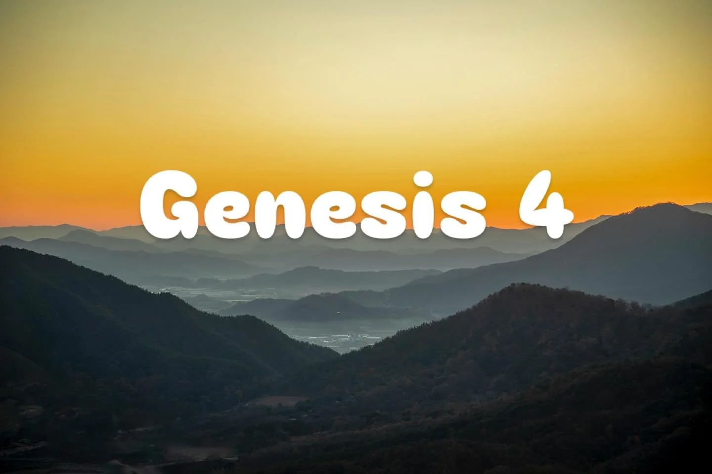 Join us on Sunday as Pastor Tom dives into Genesis 4!