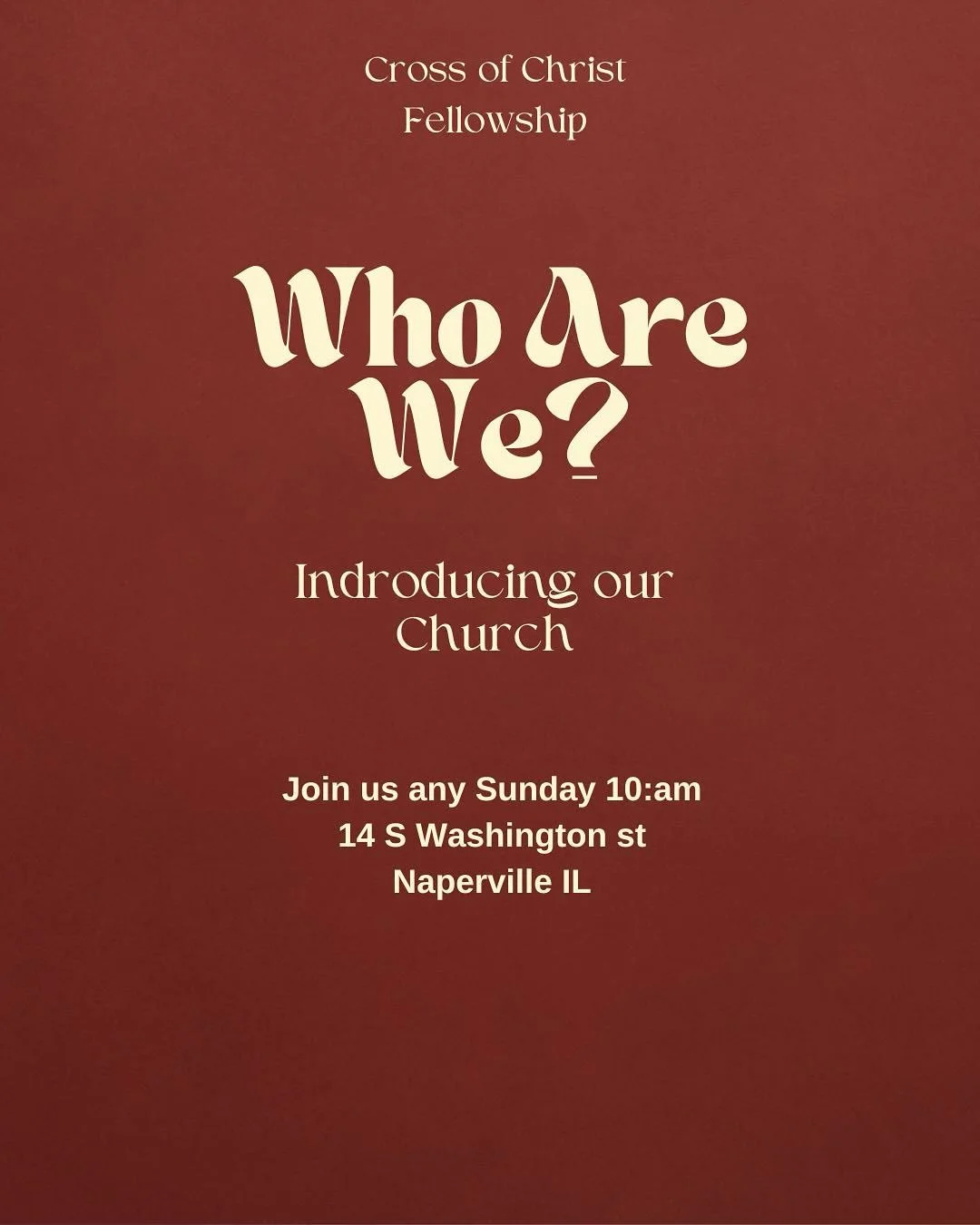 Some info about our church! We&rsquo;d love to have you visit!
What are some things you look for in a Church?