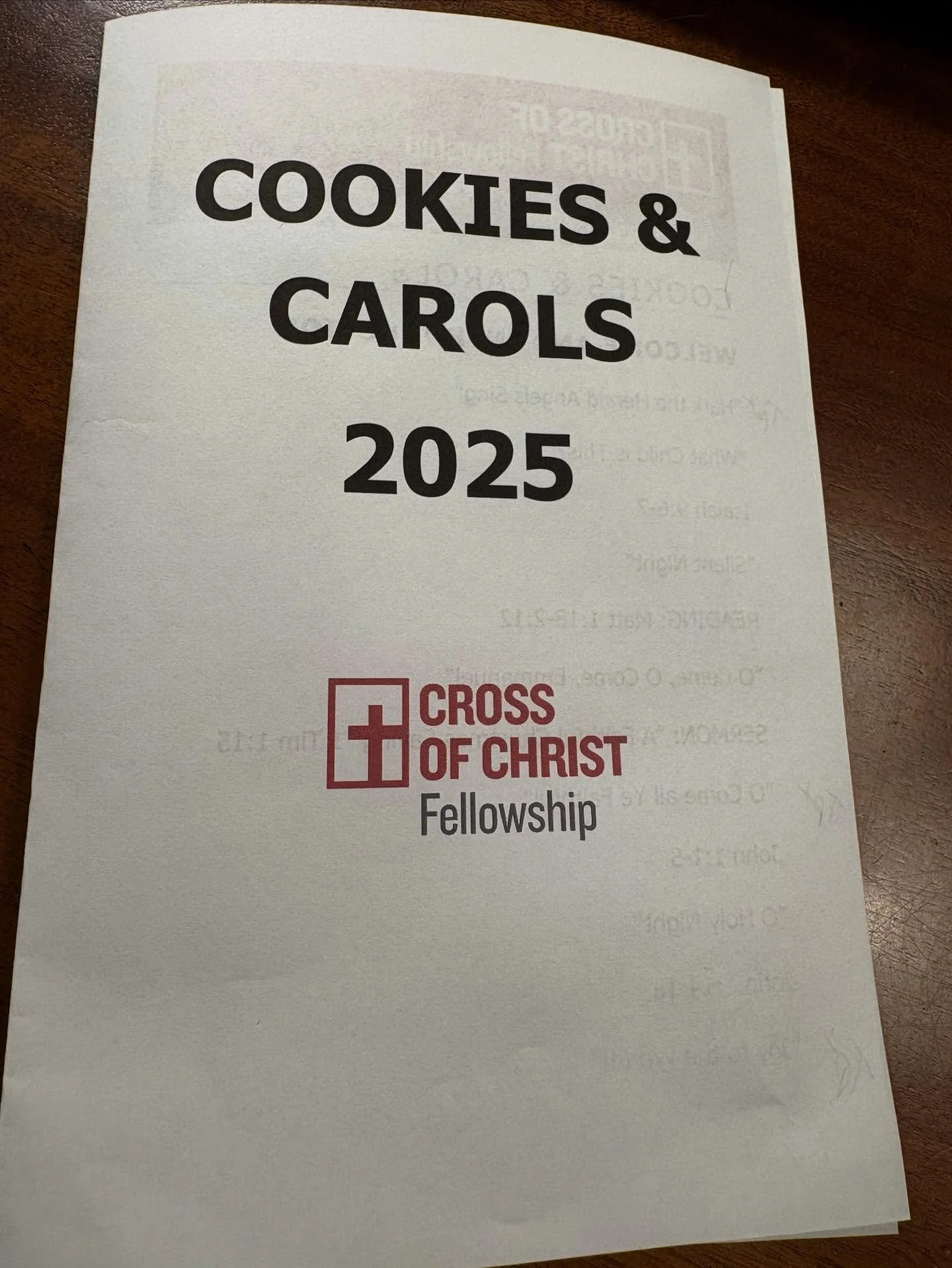 THIS Saturday at 6 pm! https://www.crossofchristfellowship.org/cookies-carols-2025