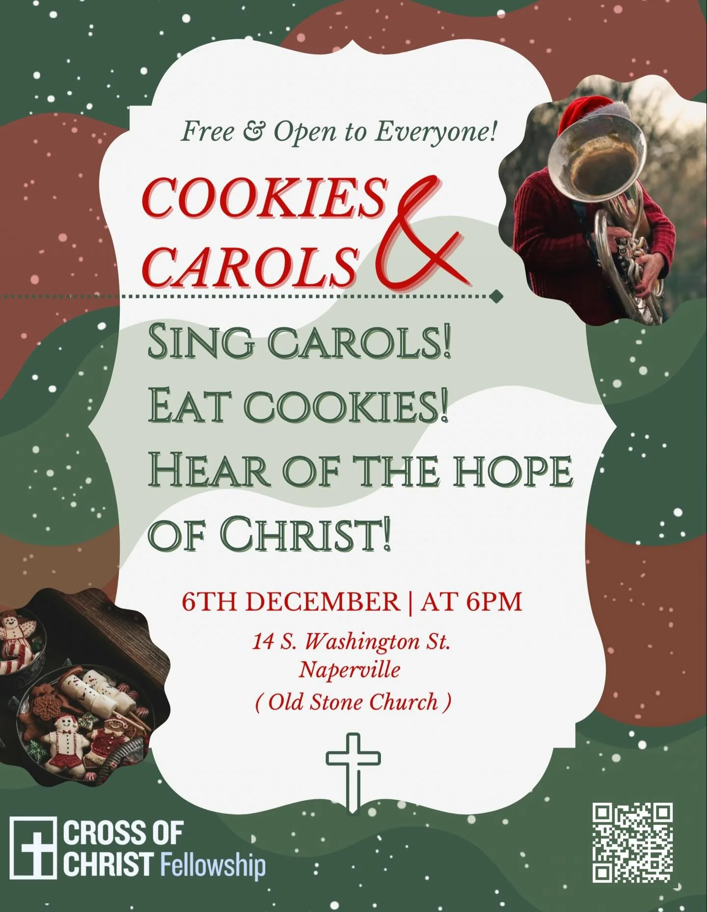 Join us tonight at 6! #christmas #naperville #church