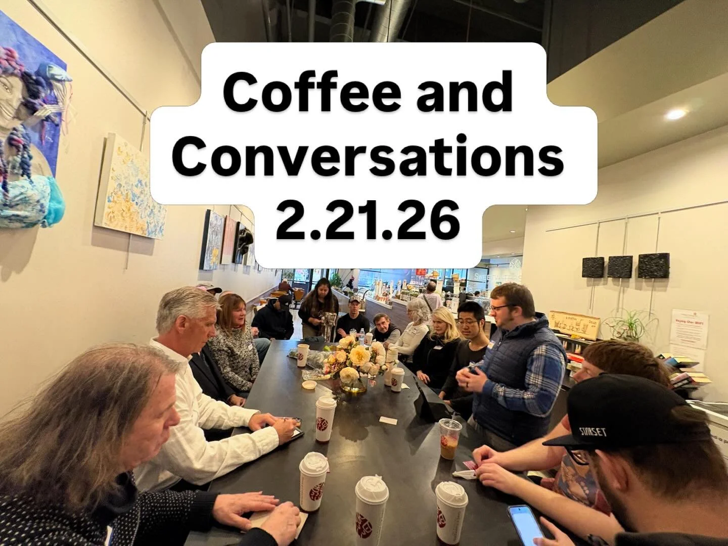 Coffee and Conversations @meetup in Naperville. #naperville