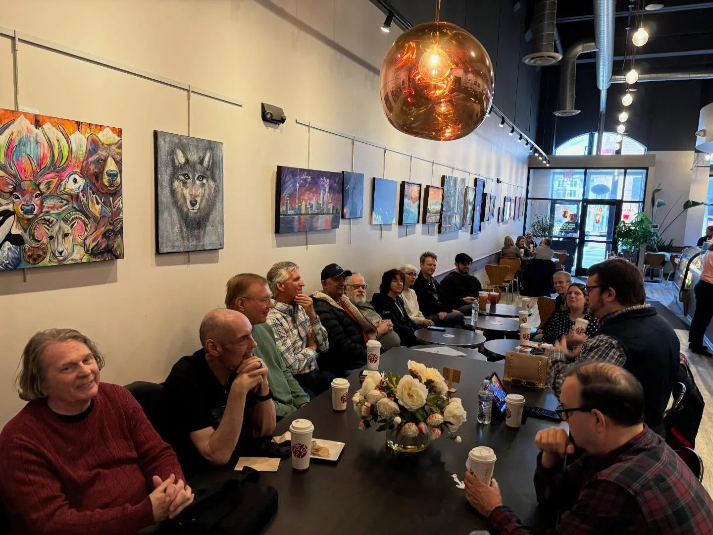 Coffee &amp; Conversations Meetup 4.28.26. Today&rsquo;s topic was LONELINESS. @meetup #naperville