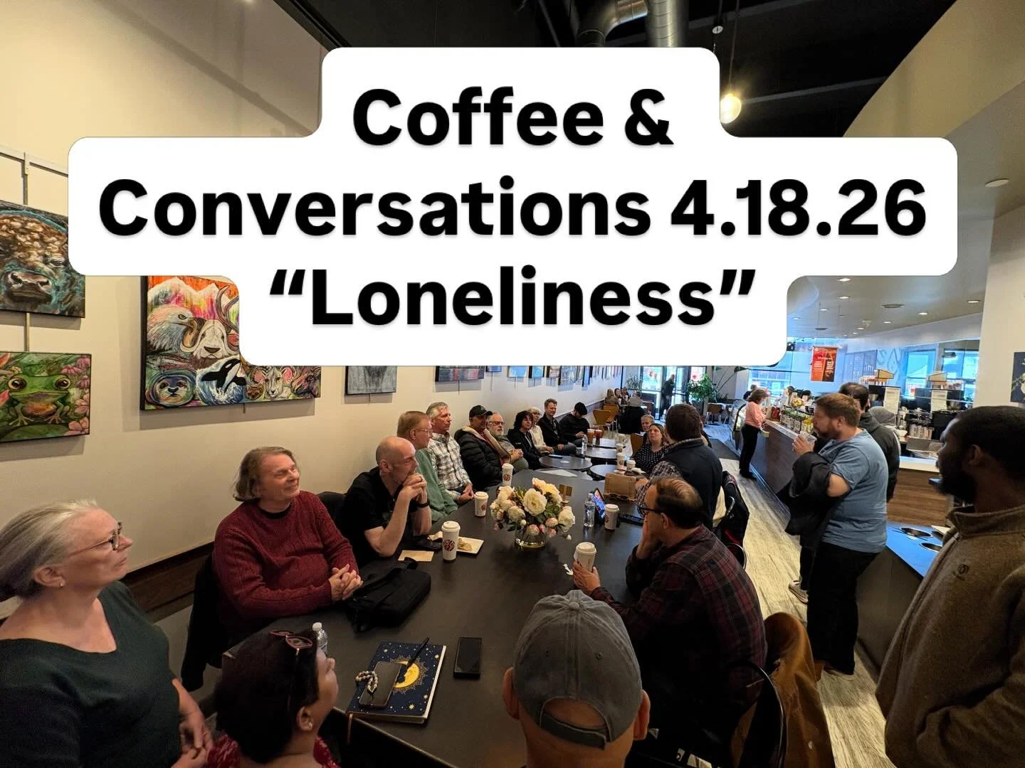 Coffee &amp; Conversations is an intellectual discussion group we host here in Naperville. To learn more https://www.crossofchristfellowship.org/coffee-conversations #naperville #church @meetup s