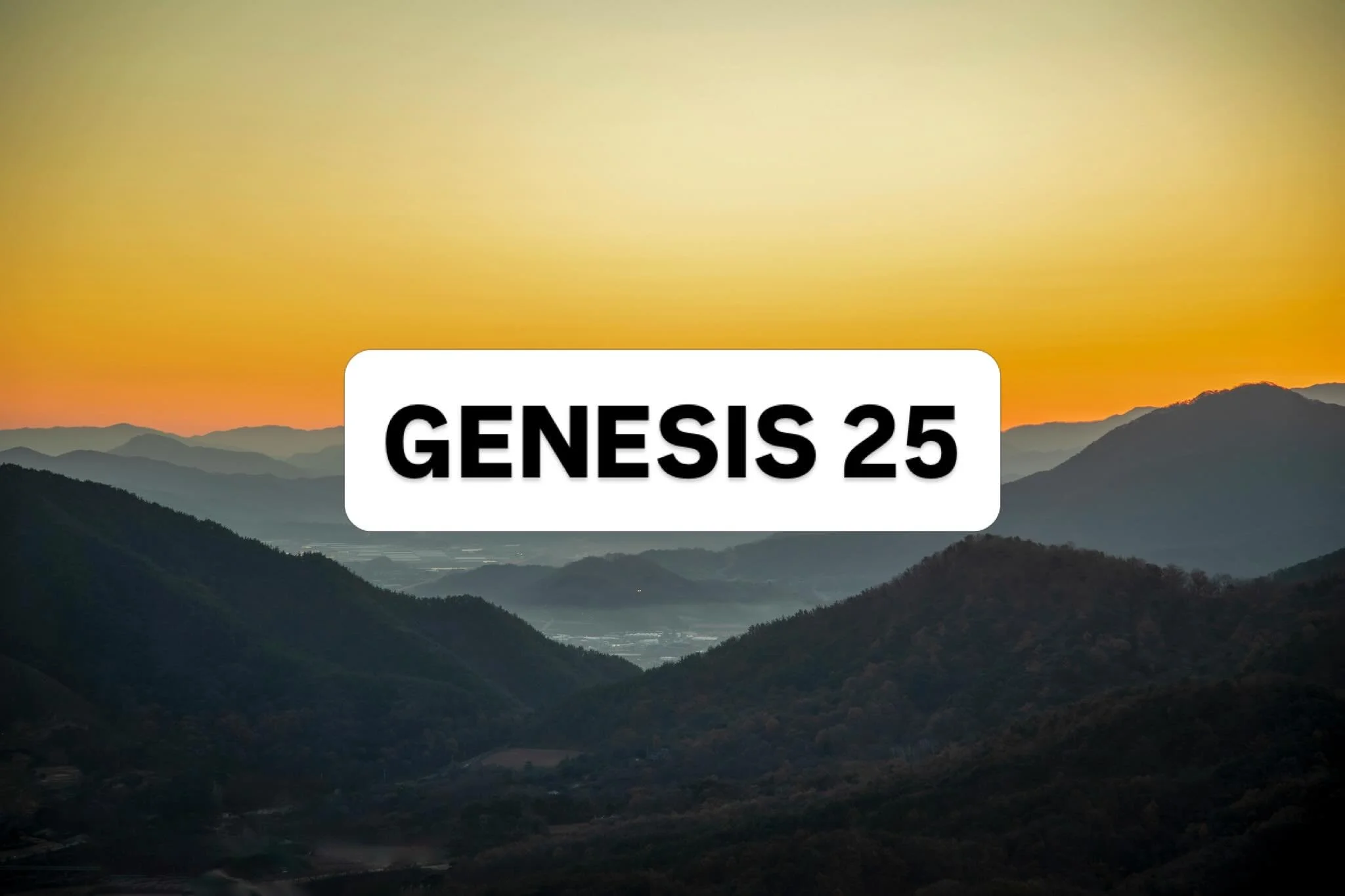 Join us Sunday morning as we continue our sermon series in Genesis. This week we are in Genesis 25. #church #naperville #reformedbaptist