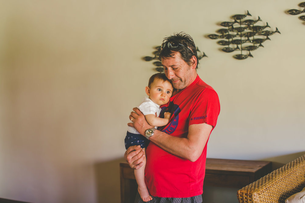 Father of Bride with baby Rarotonga 