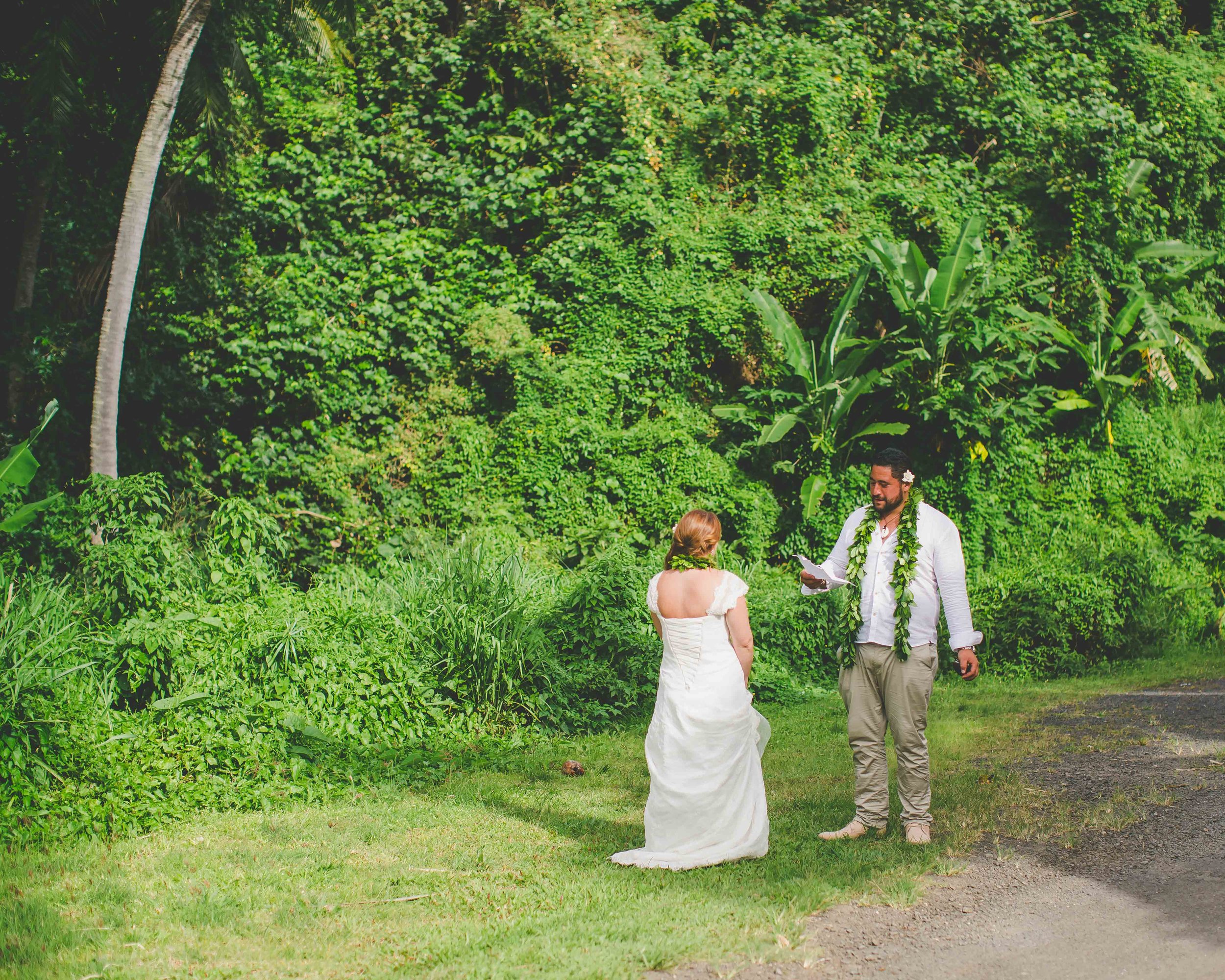 wedding vows rarotonga 