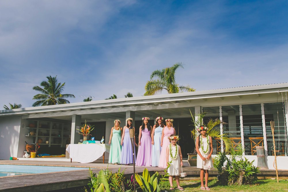 DIY rarotonga wedding