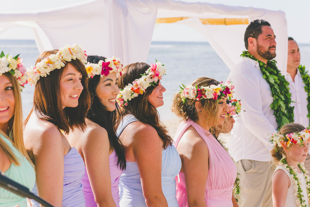 Bridal party Rarotonga 