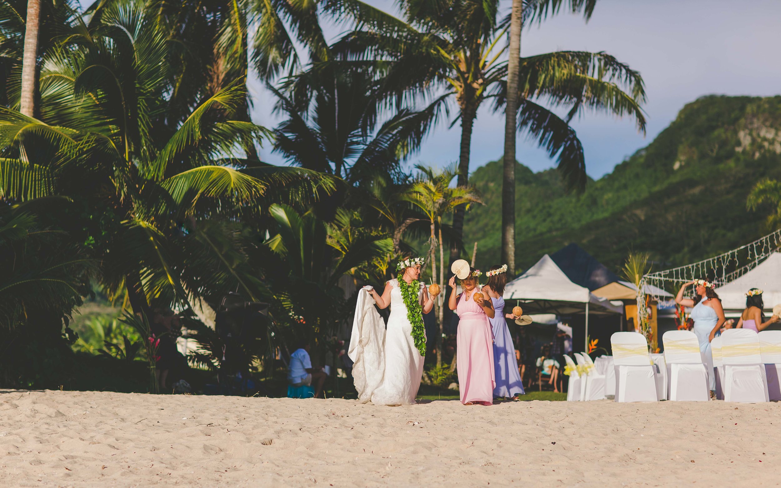 holiday home rarotonga wedding