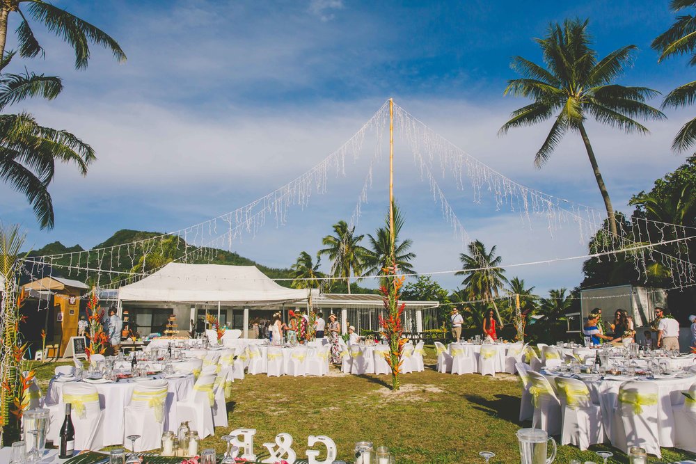 DIY wedding Rarotonga 