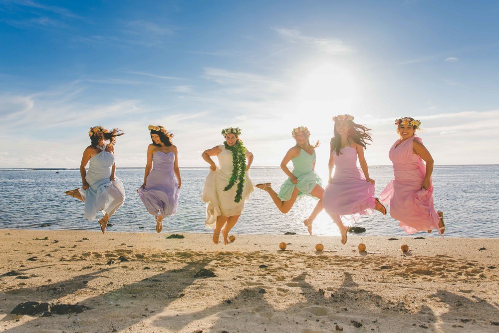 adventure wedding cook islands