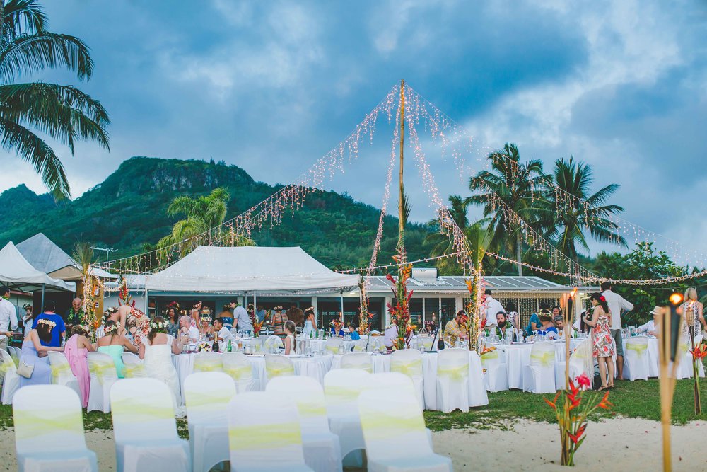 big wedding rarotonga 