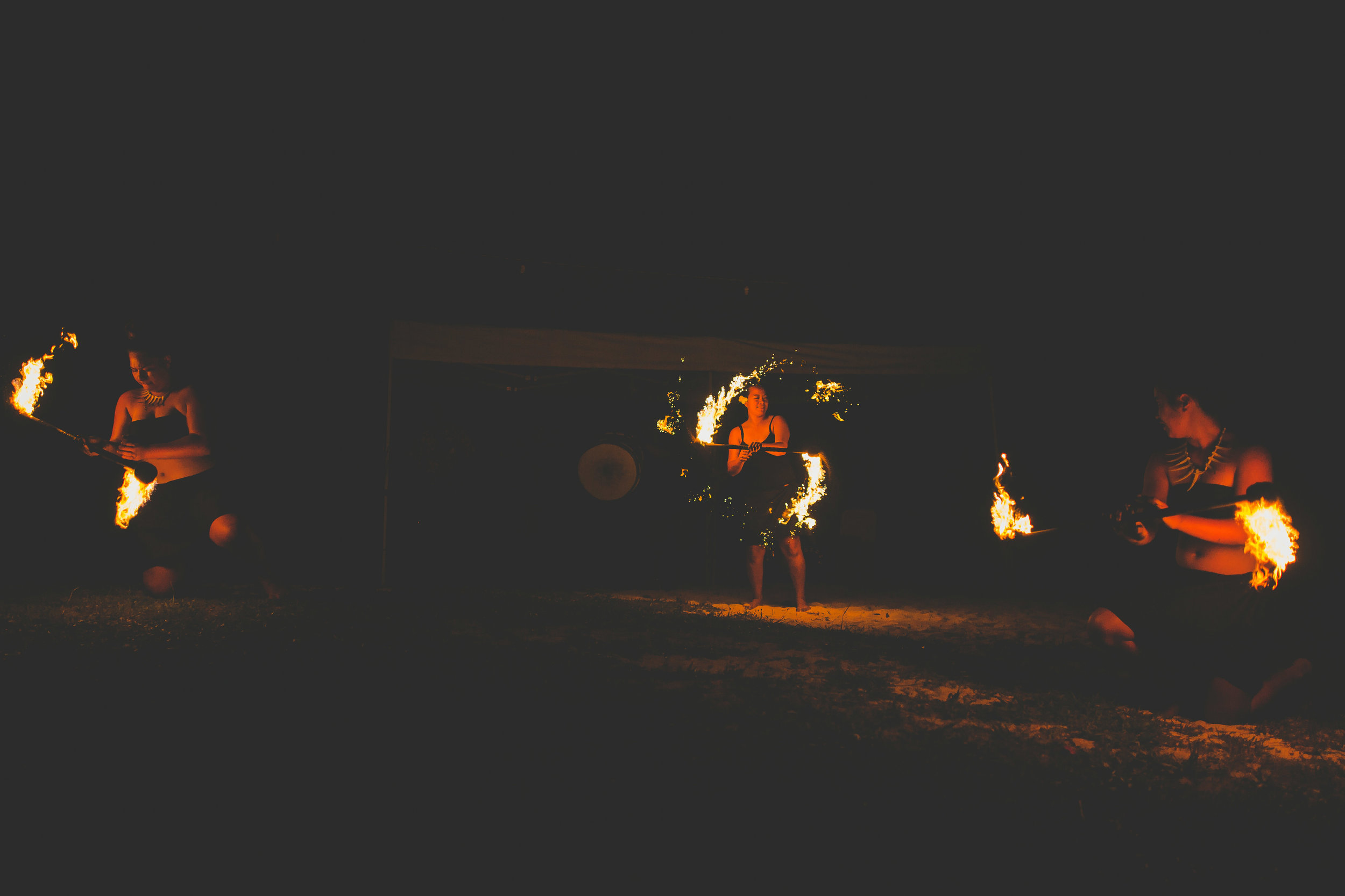 fire dancers for wedding