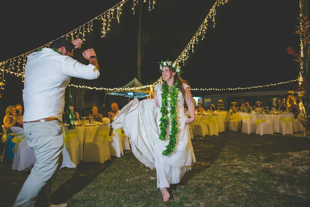 first dance rarotonga wedding 