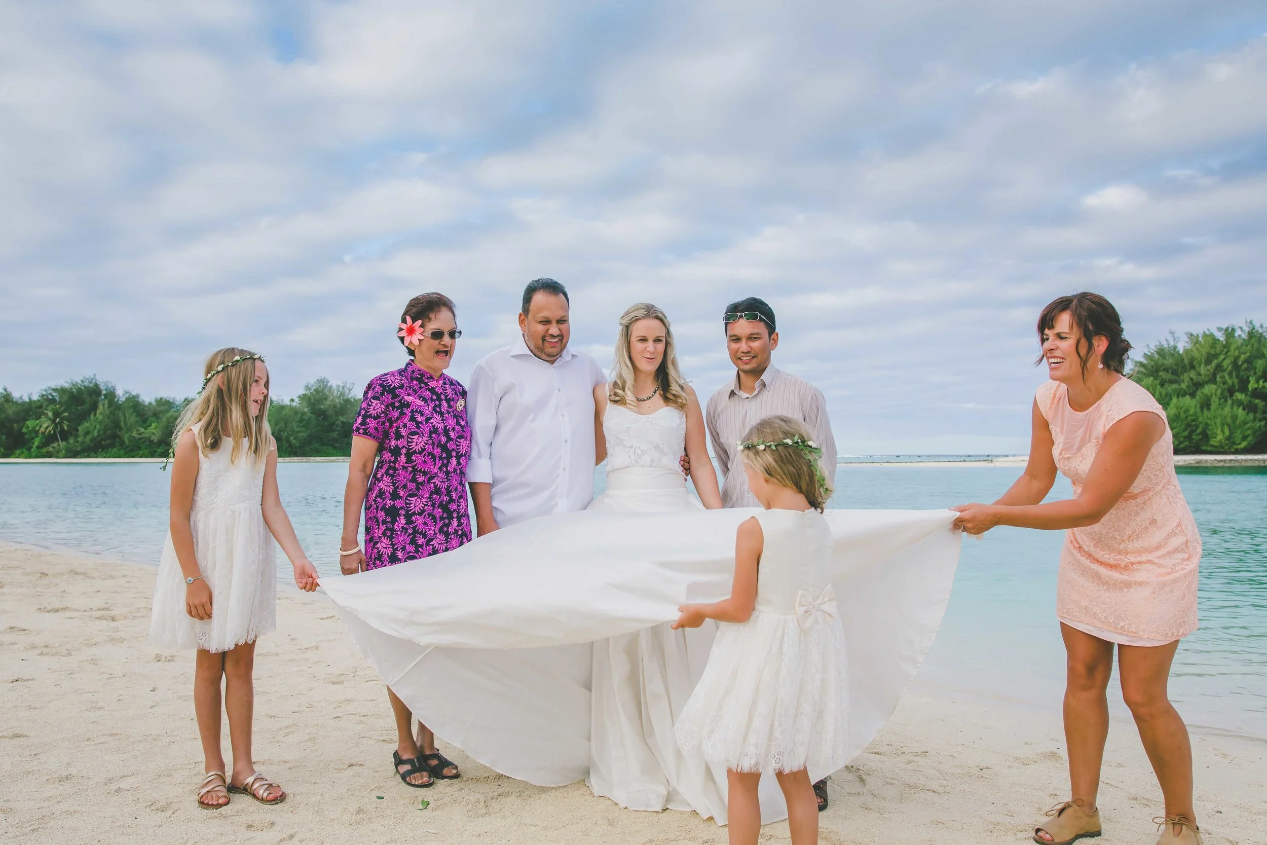 beach wedding dress