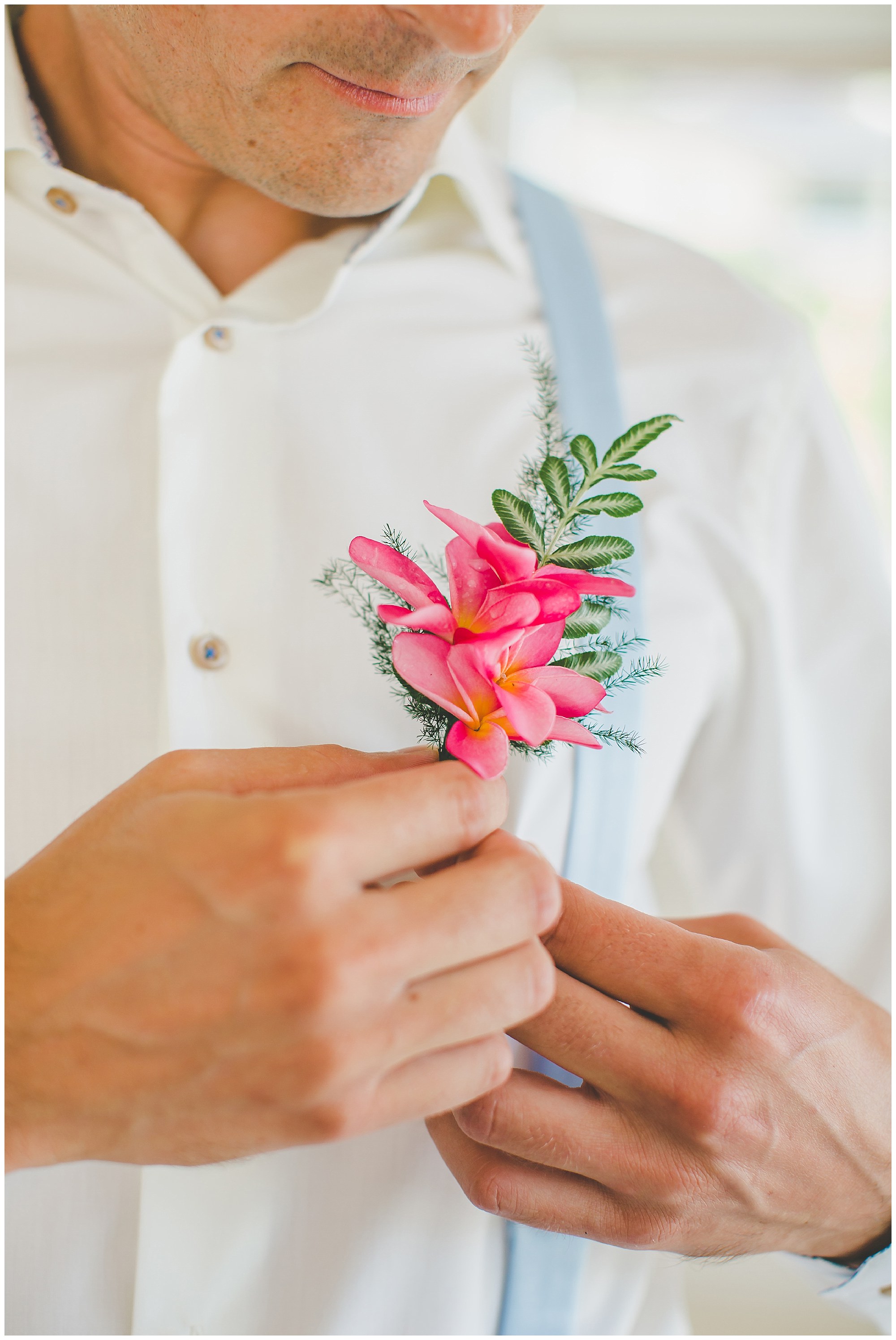 groom wedding flower rarotonga 