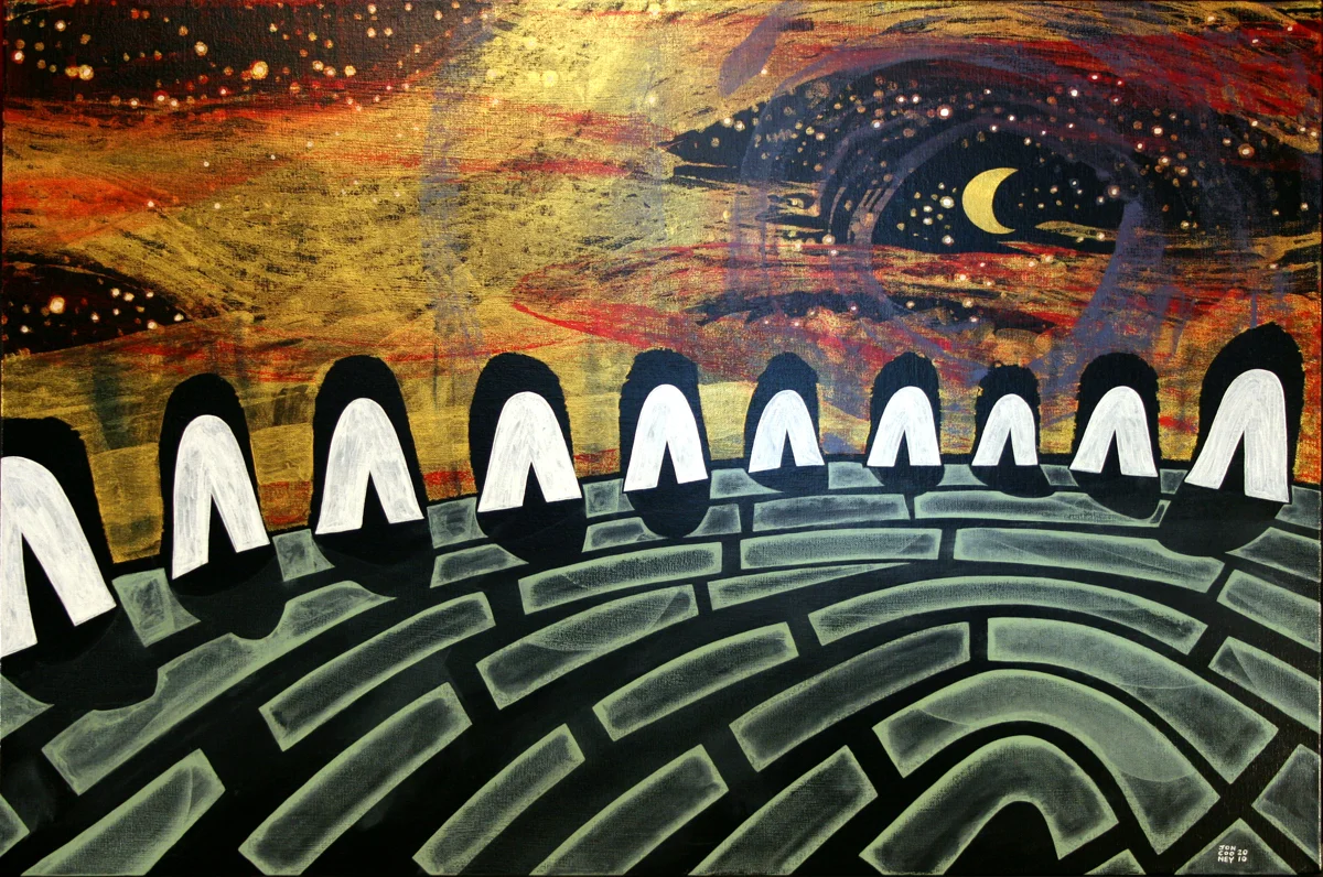 "Gathering The Tribe (scene 1 of 2)"