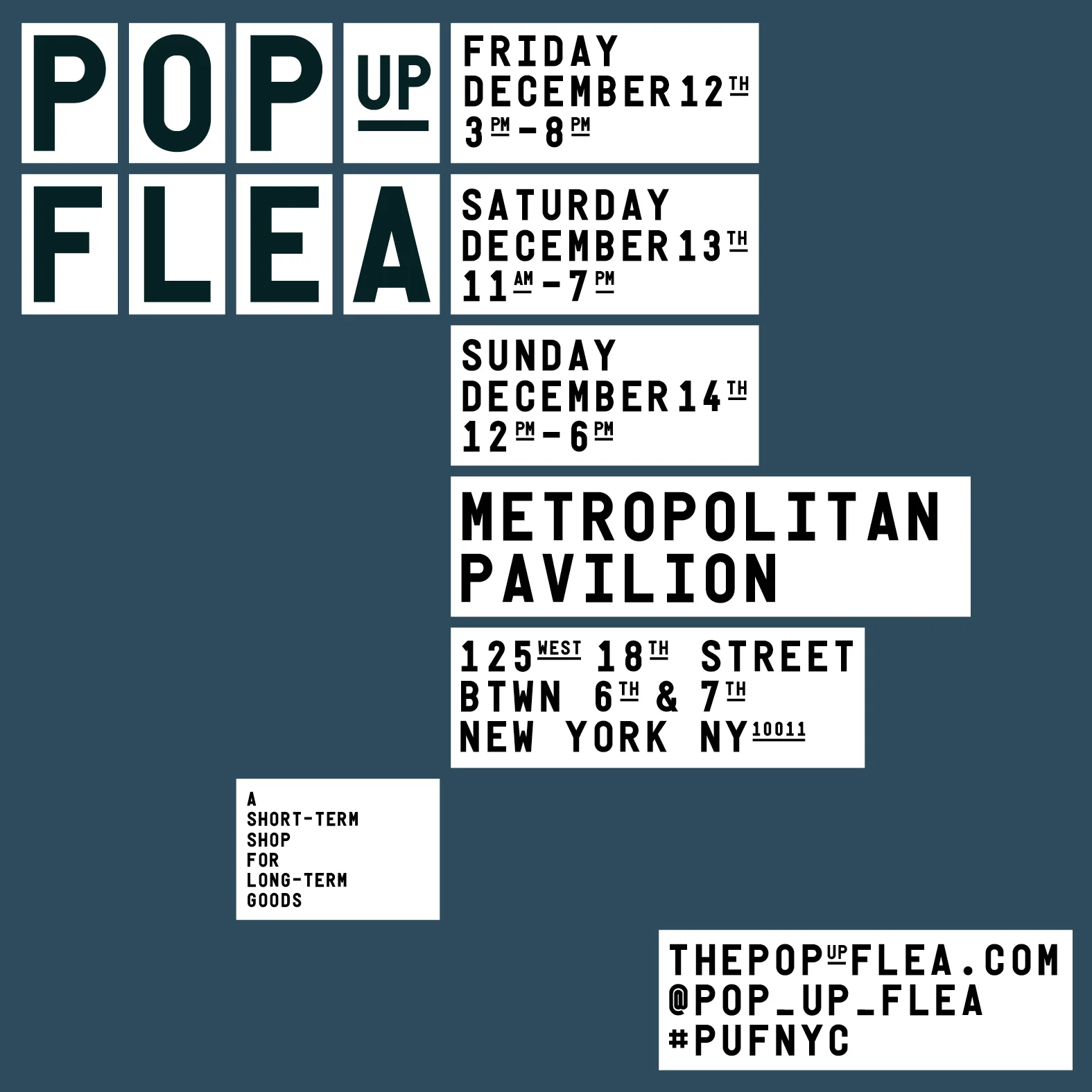 Able Archer at Pop Up Flea NYC December 12th-14th 2014