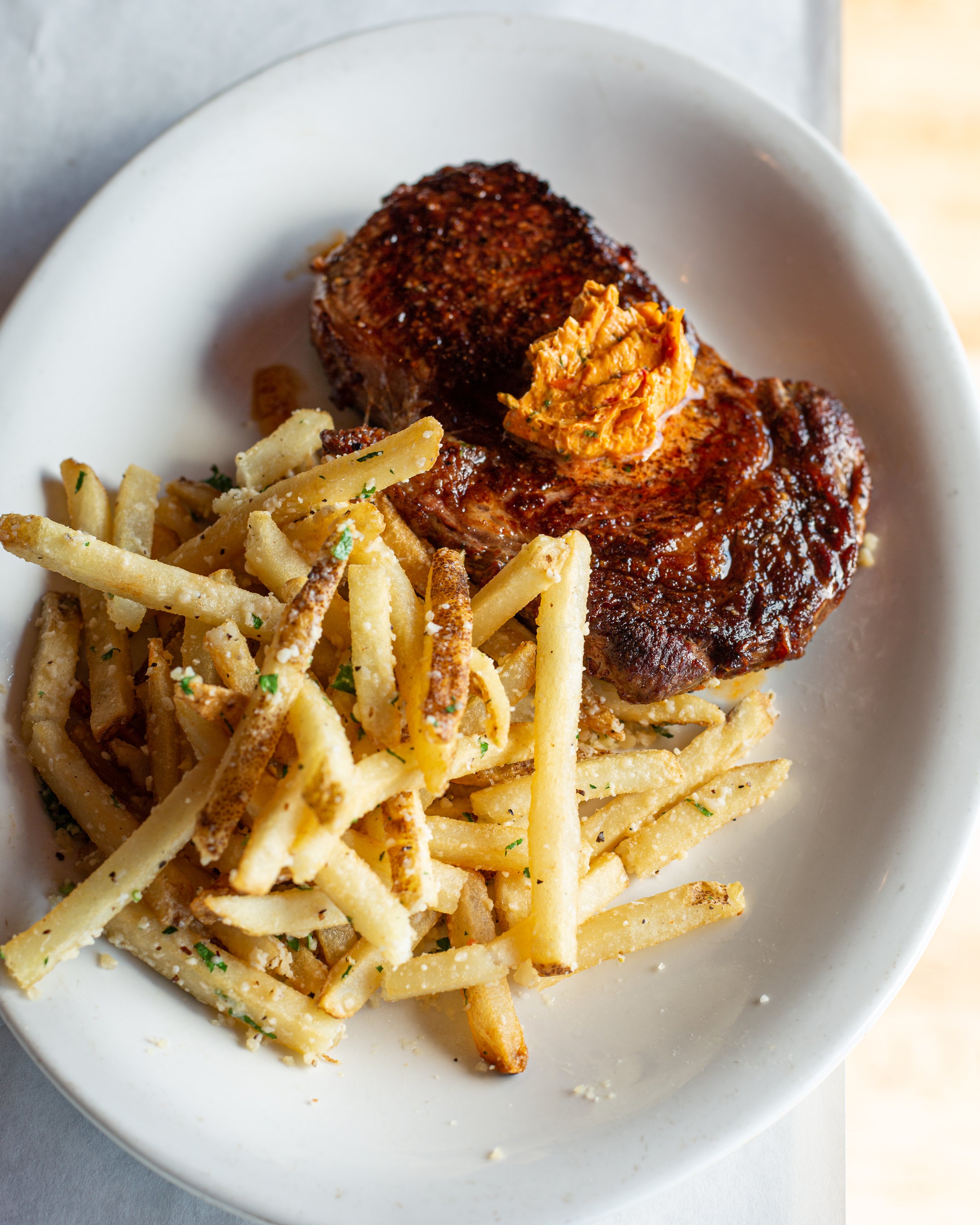 steak with fries little italy restaurant