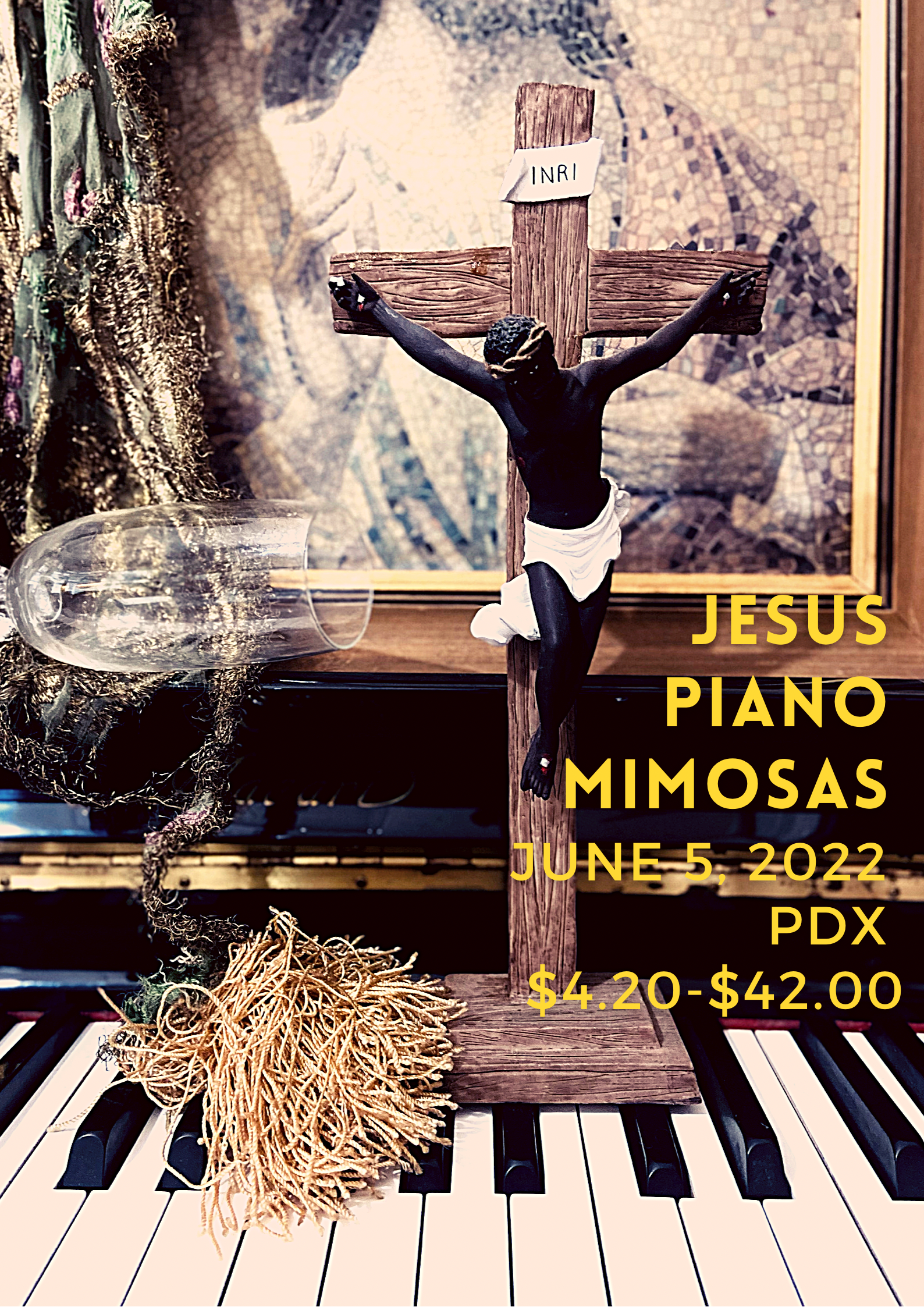 Mimosas Piano and Jesus