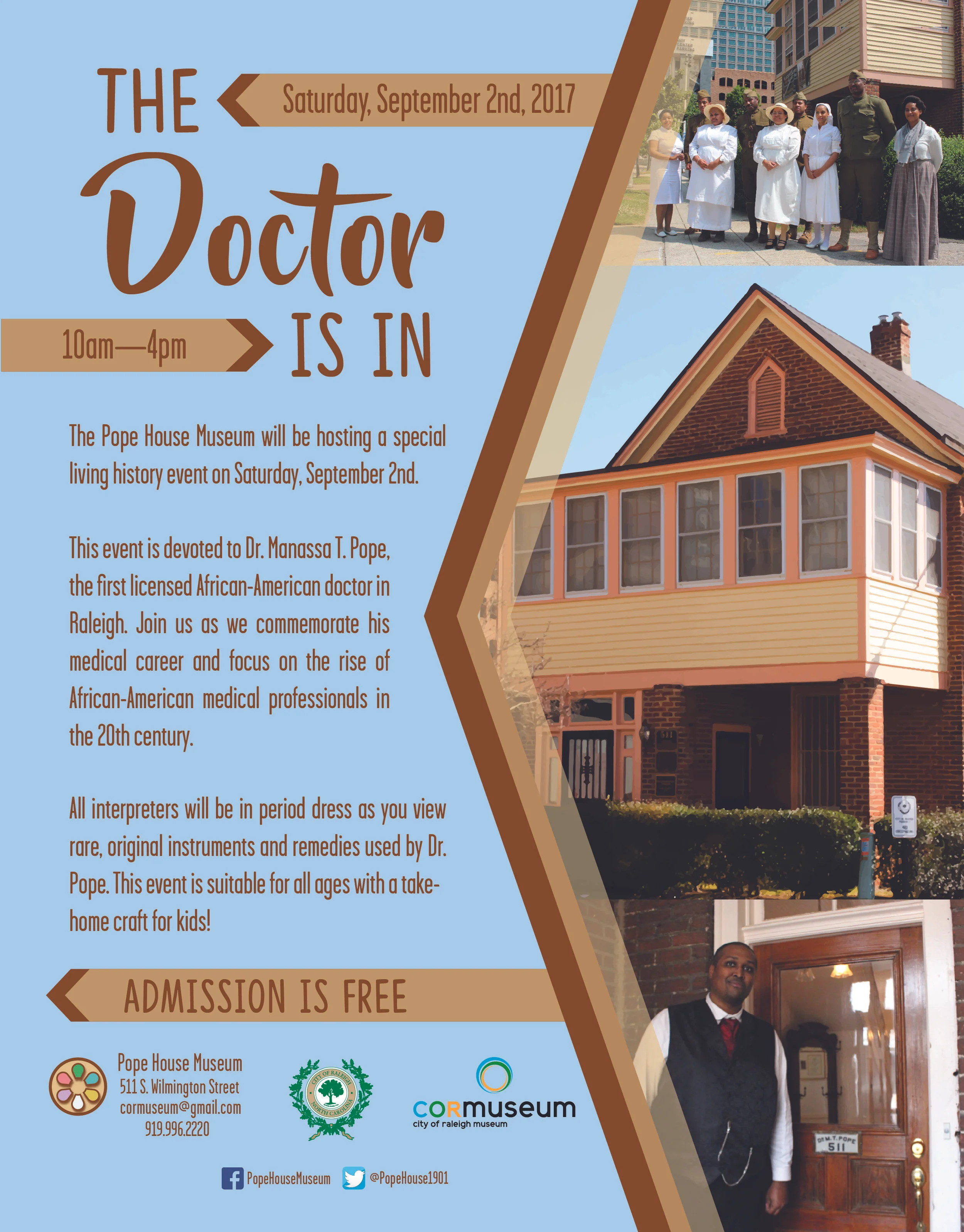 The Doctor is In Event Flyer